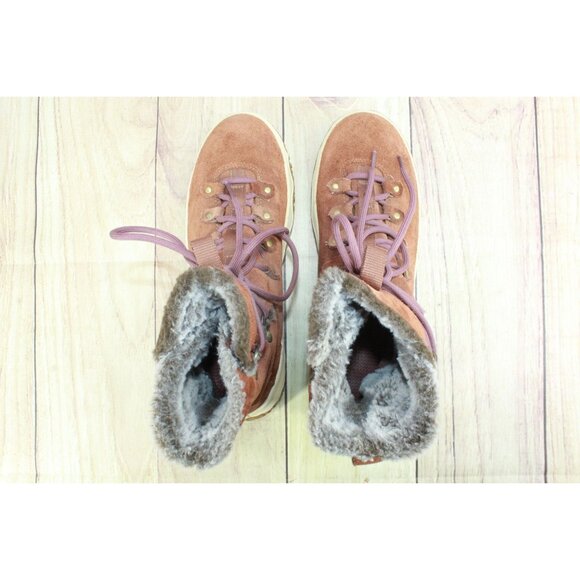 LL Bean Day Venture Insulated Boots Lace Up Brown Size 9.5 M - Picture 8 of 9